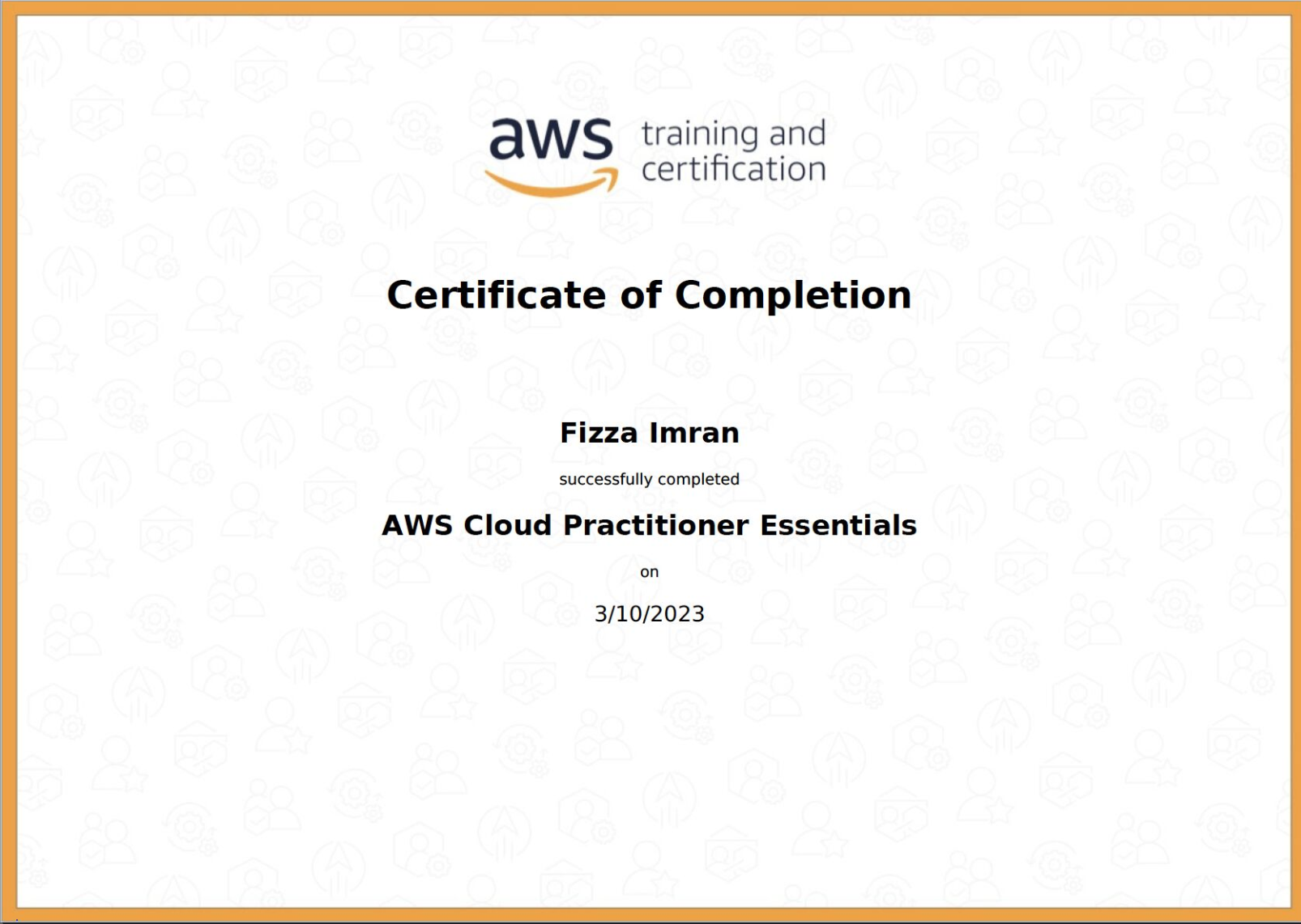 AWS Cloud Practitioner Certificate